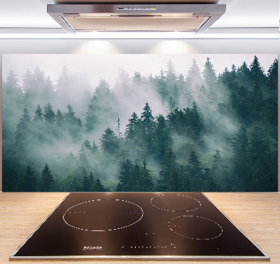 Keuken achterwand Mist boven het bos