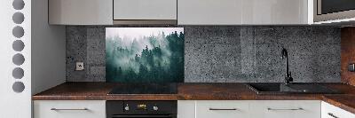 Keuken achterwand Mist boven het bos