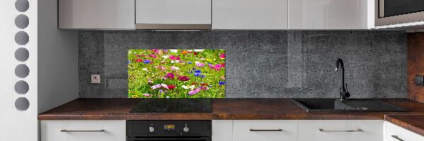 Achterwand keuken Wilde bloemen