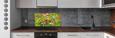 Achterwand keuken Wilde bloemen