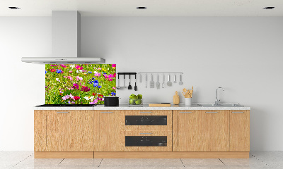 Achterwand keuken Wilde bloemen