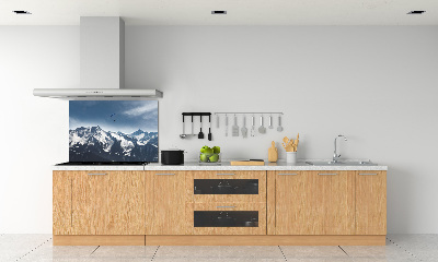 Spatplaat keuken Paragliden in de Alpen