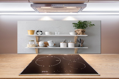 Keuken achterwand Decoraties op de plank