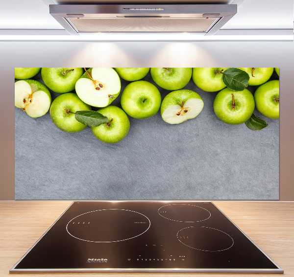 Achterwand keuken Groene appels