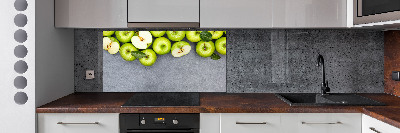 Achterwand keuken Groene appels