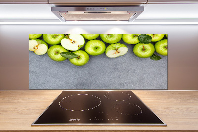 Achterwand keuken Groene appels