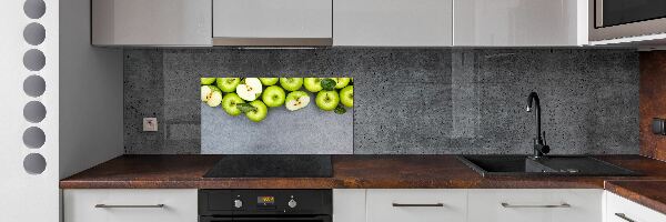 Achterwand keuken Groene appels
