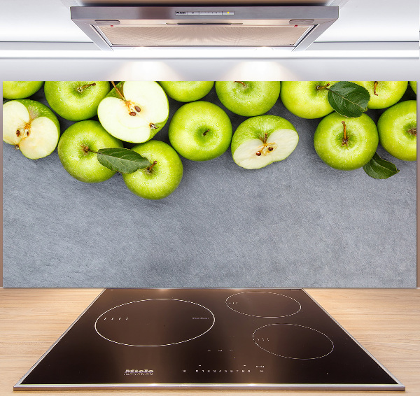 Achterwand keuken Groene appels