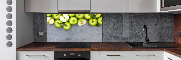 Achterwand keuken Groene appels