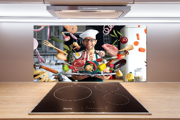 Spatscherm keuken recepten van de chef