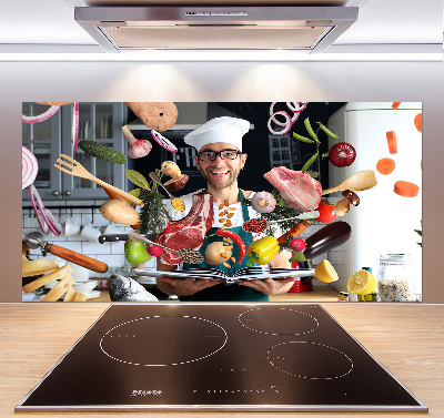 Spatscherm keuken recepten van de chef