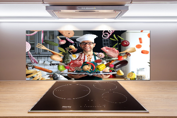 Spatscherm keuken recepten van de chef