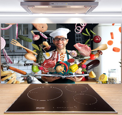 Spatscherm keuken recepten van de chef