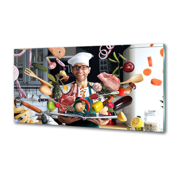 Spatscherm keuken recepten van de chef