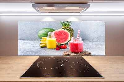 Glazen achterwand keuken Fruitcocktail