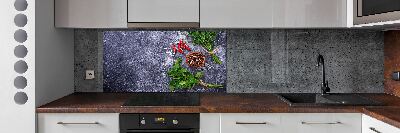 Achterwand keuken Kruiden en specerijen