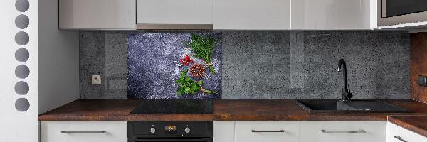 Achterwand keuken Kruiden en specerijen