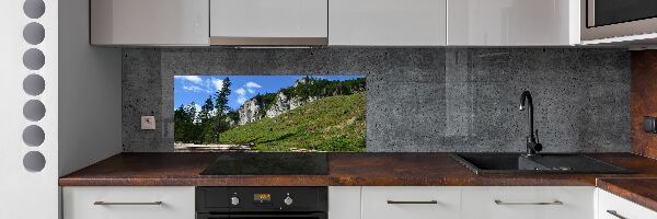 Achterwand keuken Rotsachtige bergtoppen