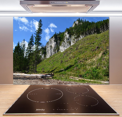 Achterwand keuken Rotsachtige bergtoppen