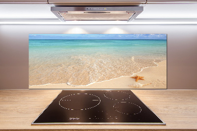 Spatplaat keuken Zeesterren op het strand