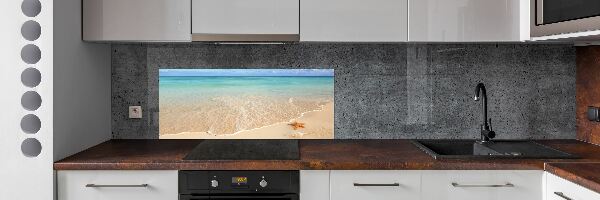 Spatplaat keuken Zeesterren op het strand