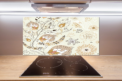 Spatscherm keuken Ornamenten