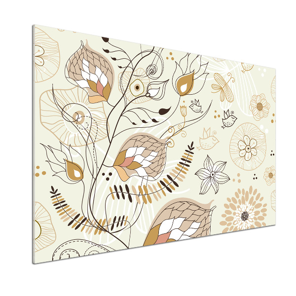 Spatscherm keuken Ornamenten