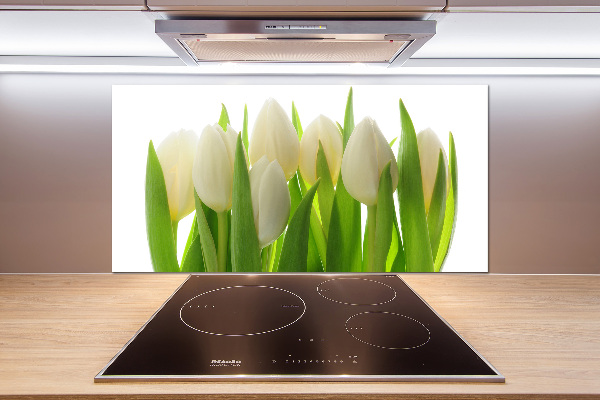 Spatscherm keuken Tulpen