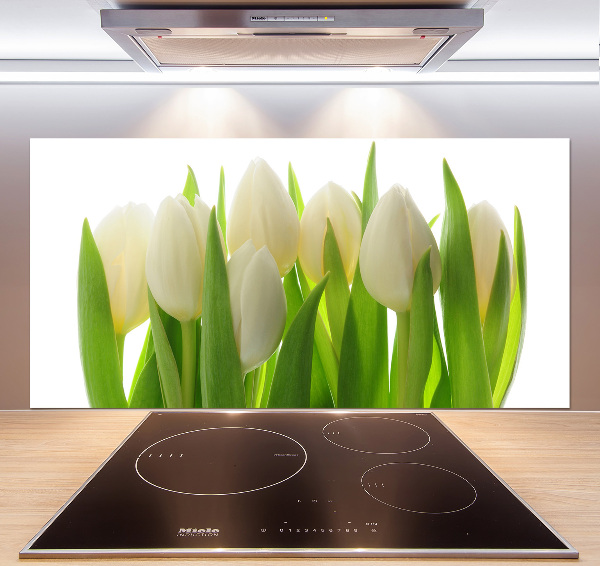 Spatscherm keuken Tulpen