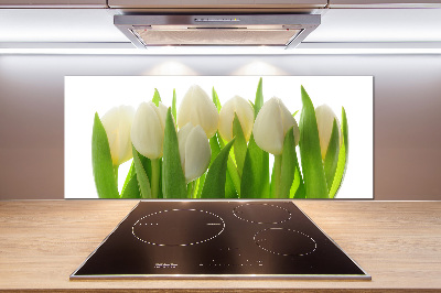 Spatscherm keuken Tulpen