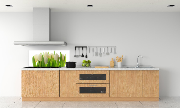 Spatscherm keuken Tulpen