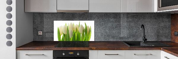 Spatscherm keuken Tulpen