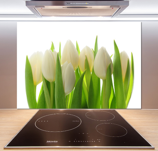 Spatscherm keuken Tulpen