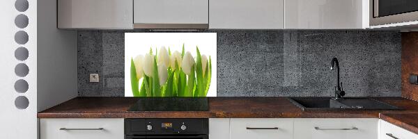 Spatscherm keuken Tulpen