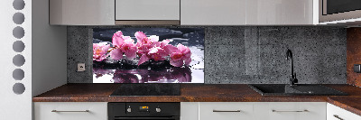 Spatplaat keuken Roze orchidee