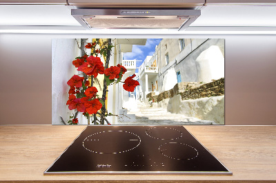 Spatplaat keuken Mykonos, Griekenland