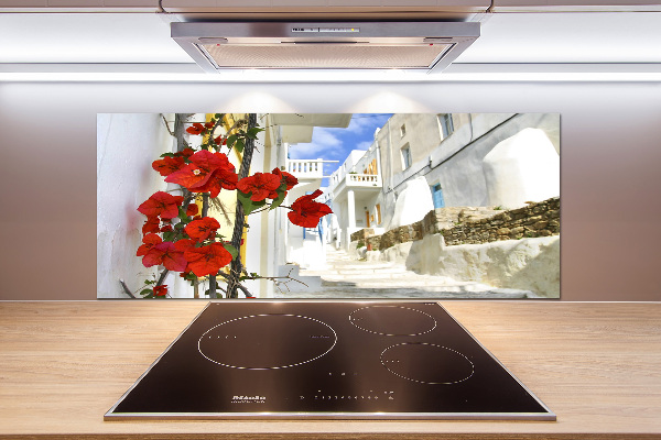 Spatplaat keuken Mykonos, Griekenland