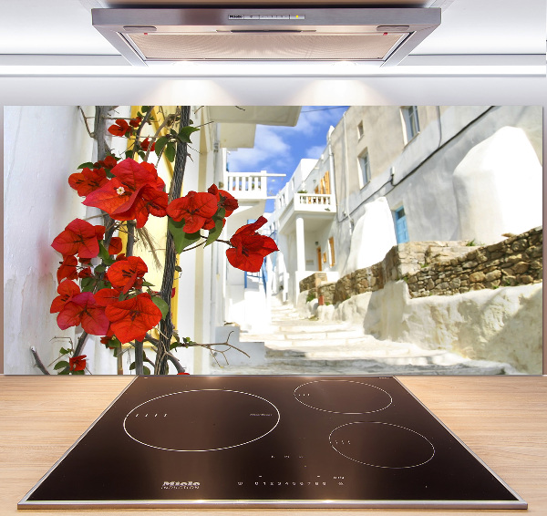 Spatplaat keuken Mykonos, Griekenland