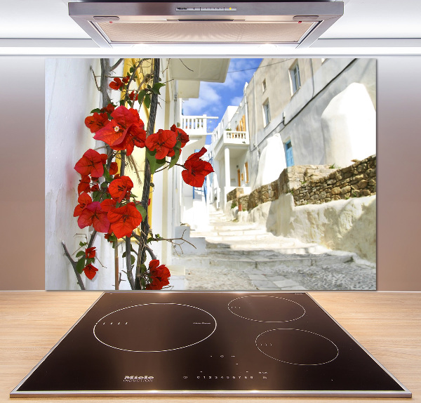 Spatplaat keuken Mykonos, Griekenland