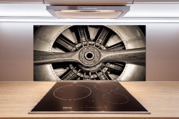 Keuken achterwand Vliegtuigmotor