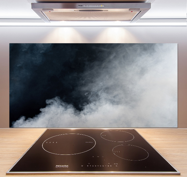 Spatscherm keuken Witte rook