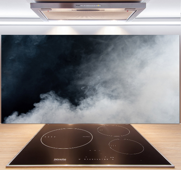 Spatscherm keuken Witte rook