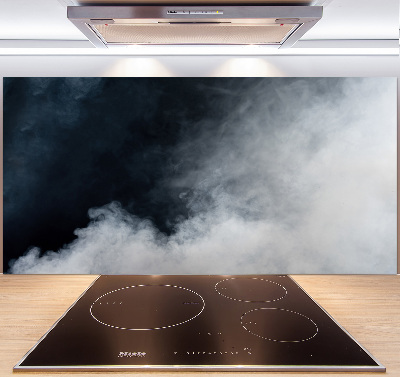 Spatscherm keuken Witte rook