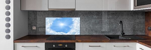 Spatplaat keuken Wolken aan de hemel