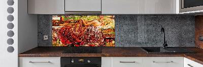 Keuken achterwand Slapende vrouw