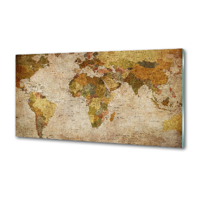 Spatscherm keuken Politieke kaart