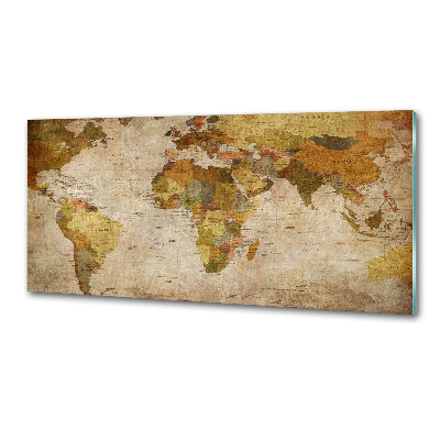 Spatscherm keuken Politieke kaart