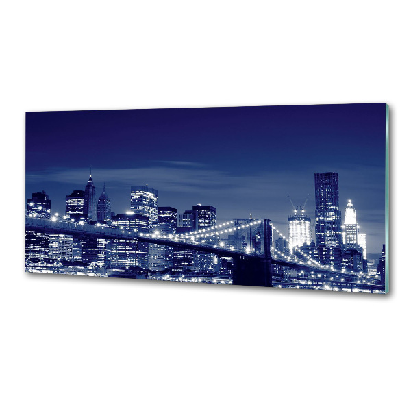 Achterwand keuken New York 's nachts