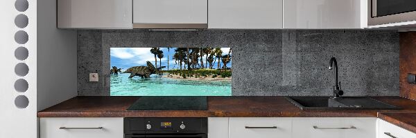 Spatplaat keuken Dinosaurussen