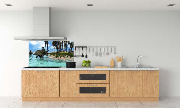 Spatplaat keuken Dinosaurussen